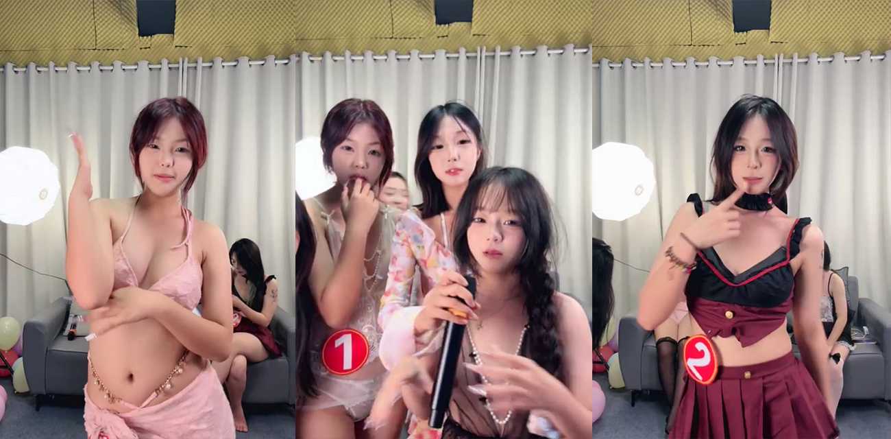 多人情色直播顶流【M8女团】最新录屏流出，多为极品清纯少女反差出镜，透明情趣内衣裸舞互动