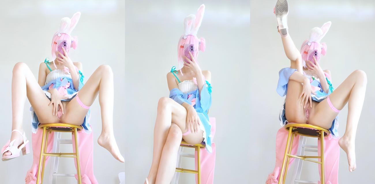 Coser福利姬【沐沐酱】自慰私拍，化身王者荣耀公孙离，360度无死角展示逆天美腿身姿